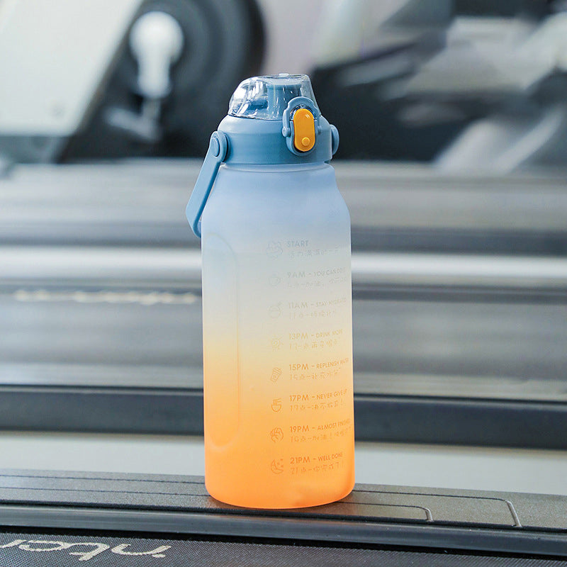 Frosted Gradient Water Bottle