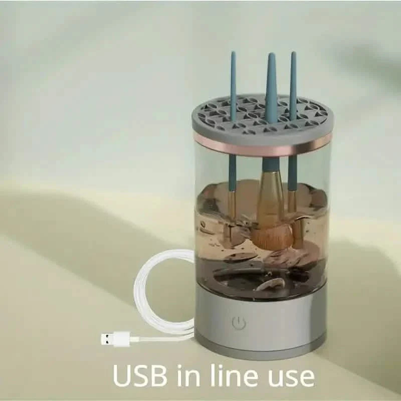 3-in-1 Automatic Makeup Brush Cleaner & Drying Stand