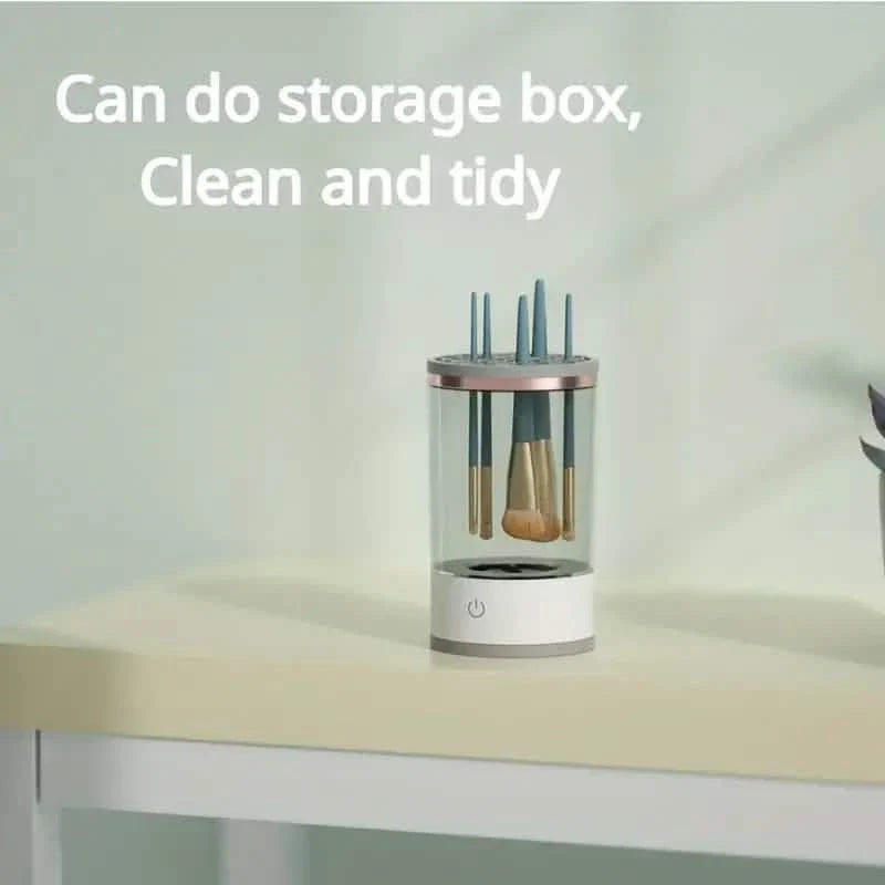 3-in-1 Automatic Makeup Brush Cleaner & Drying Stand