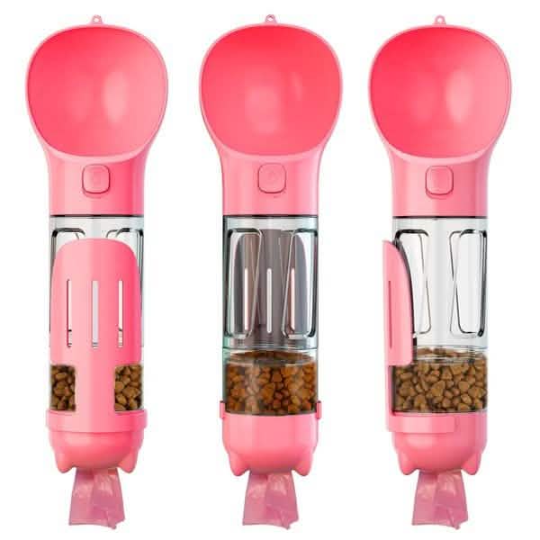 4-in-1 Portable Dog Water Bottle Dispenser