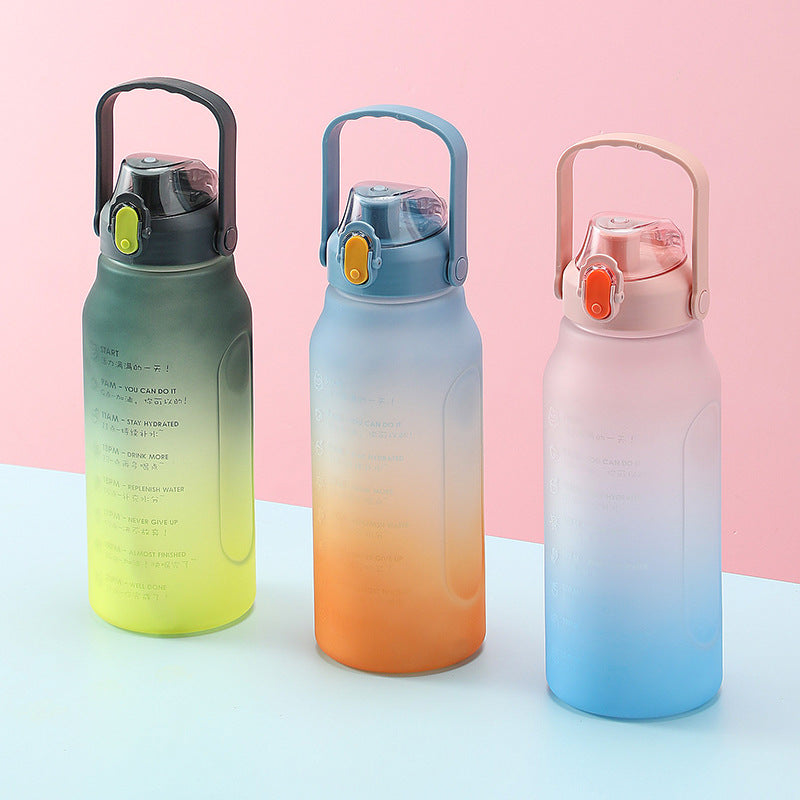 Frosted Gradient Water Bottle