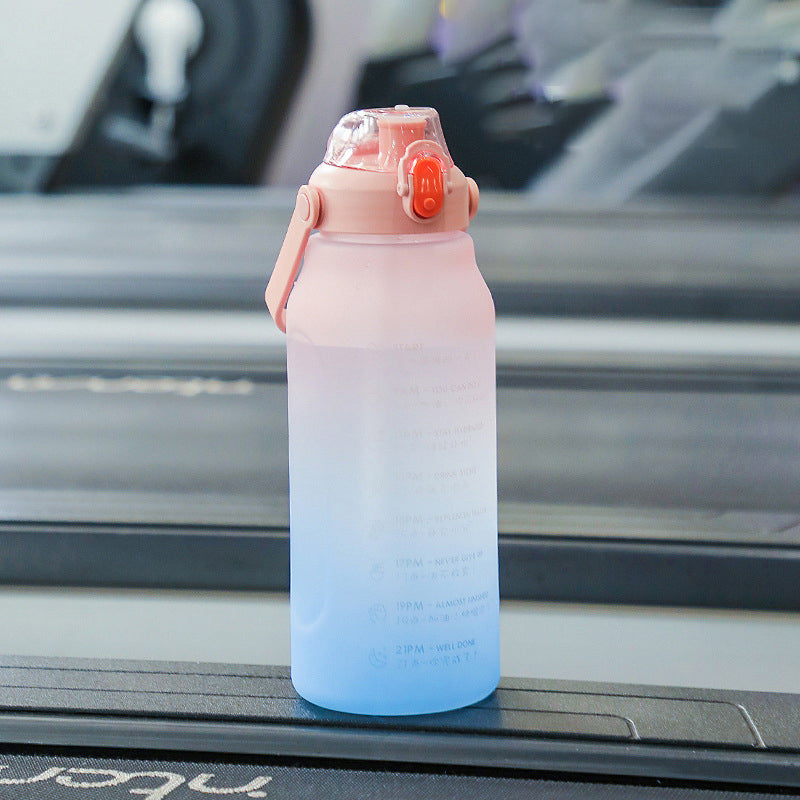 Frosted Gradient Water Bottle