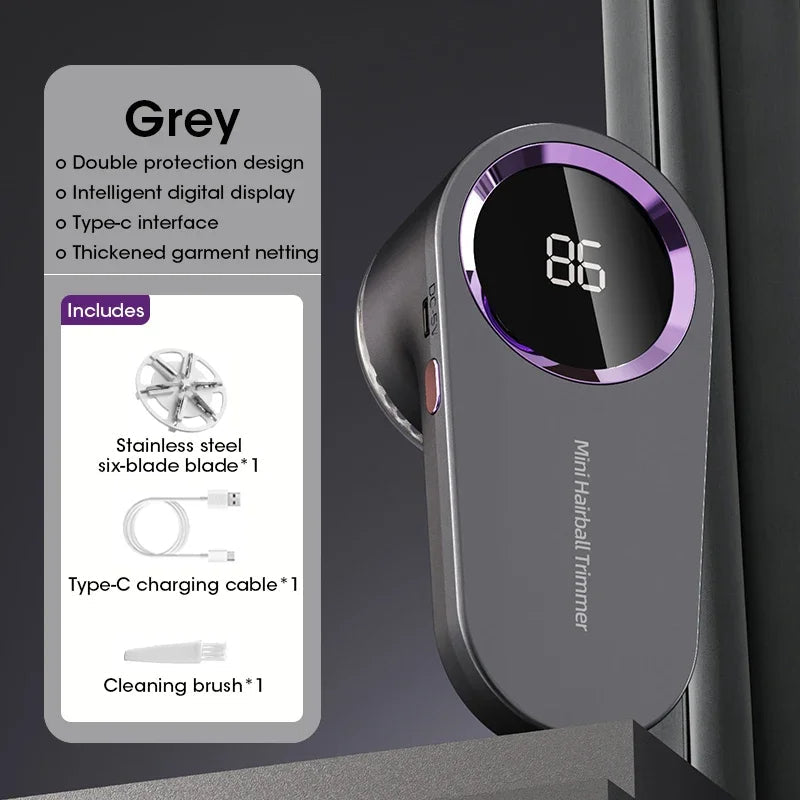 Electric Fabric Lint Remover with LED Display