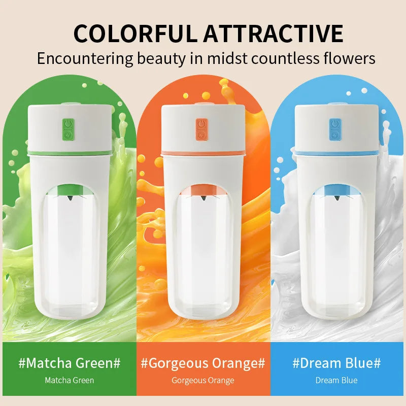 6-Blade USB Portable Fruit Blender