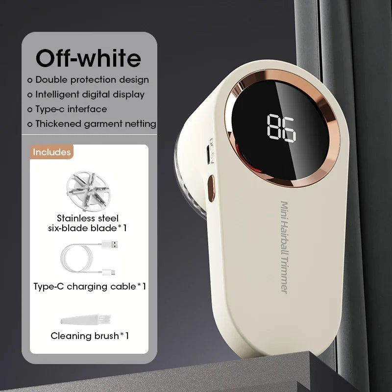 Electric Fabric Lint Remover with LED Display