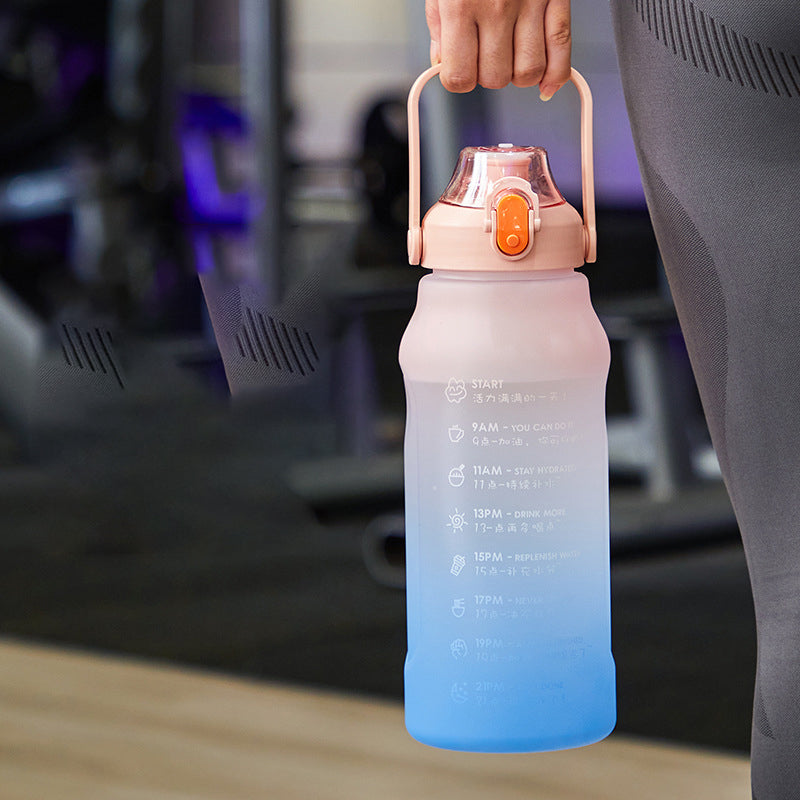 Frosted Gradient Water Bottle