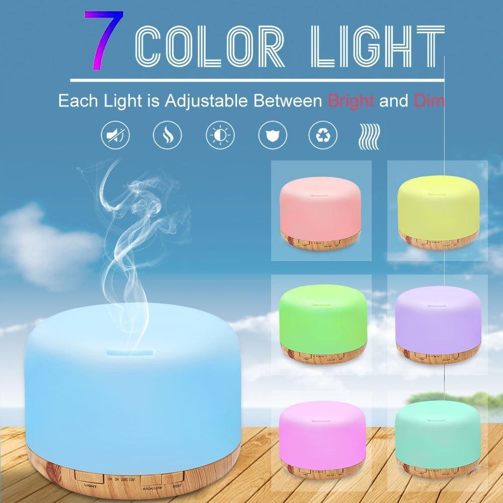 Ultrasonic Air Humidifier & Essential Oil Diffuser