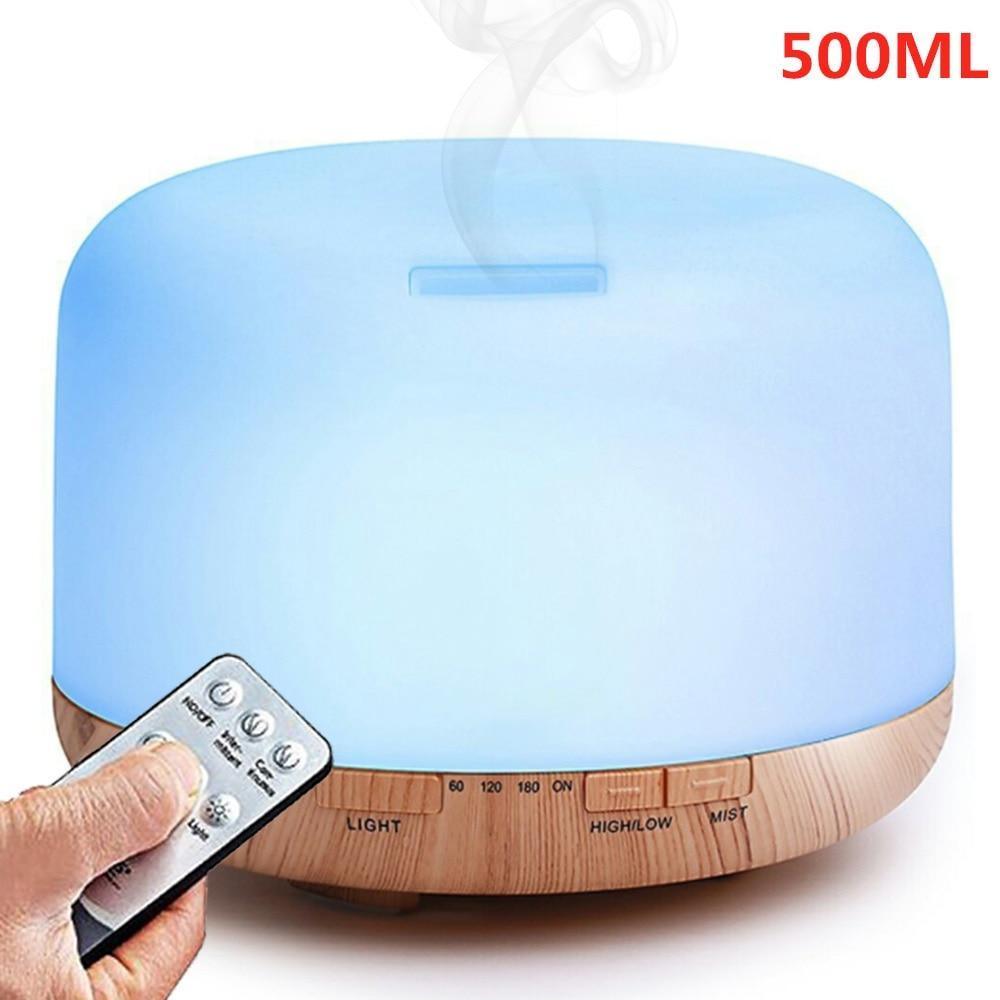 Ultrasonic Air Humidifier & Essential Oil Diffuser