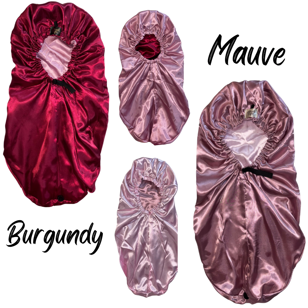 Reversible Long Hair Bonnet
