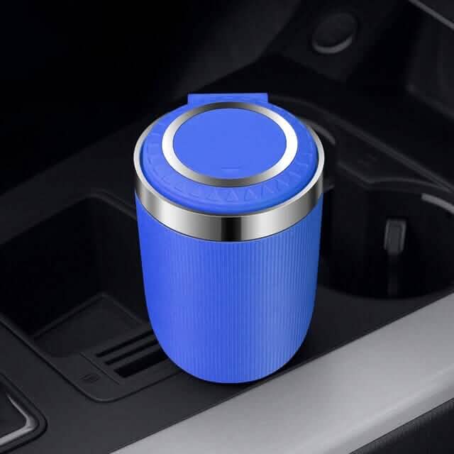 Portable Car Ashtray with Metal Liner