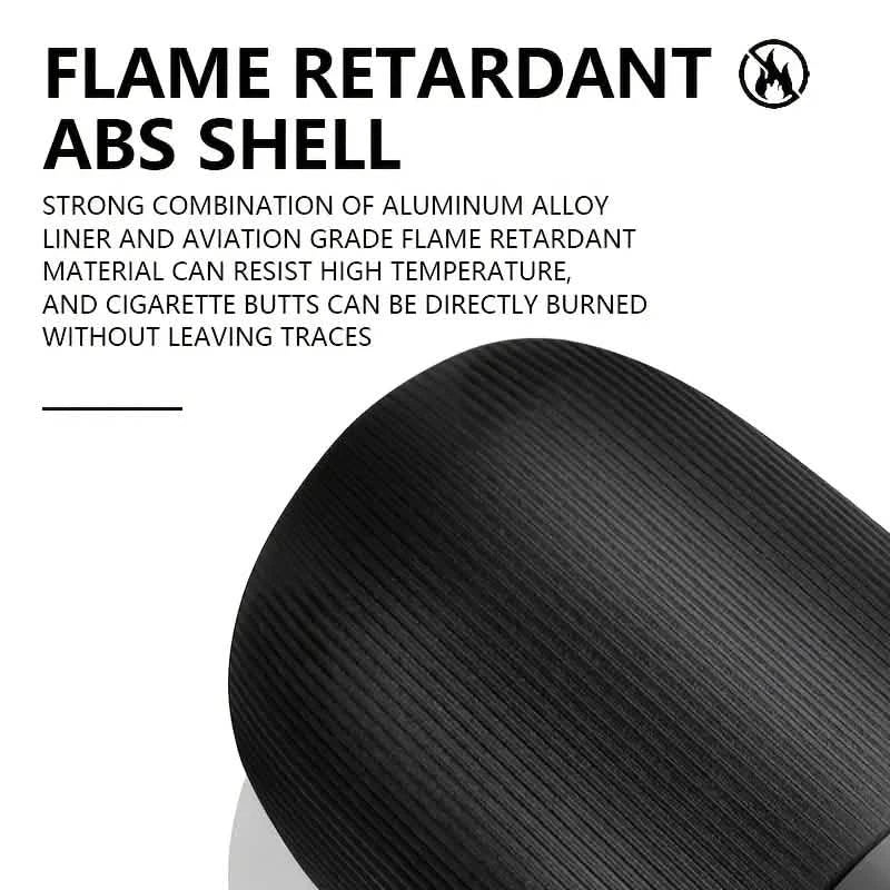 Portable Car Ashtray with Metal Liner