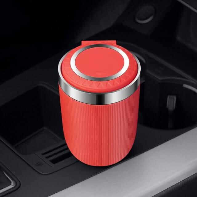 Portable Car Ashtray with Metal Liner