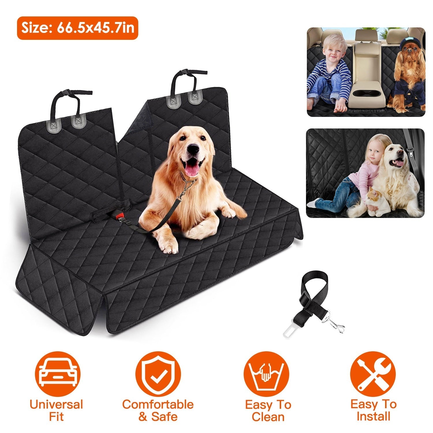 Waterproof Dog Car Seat Cover