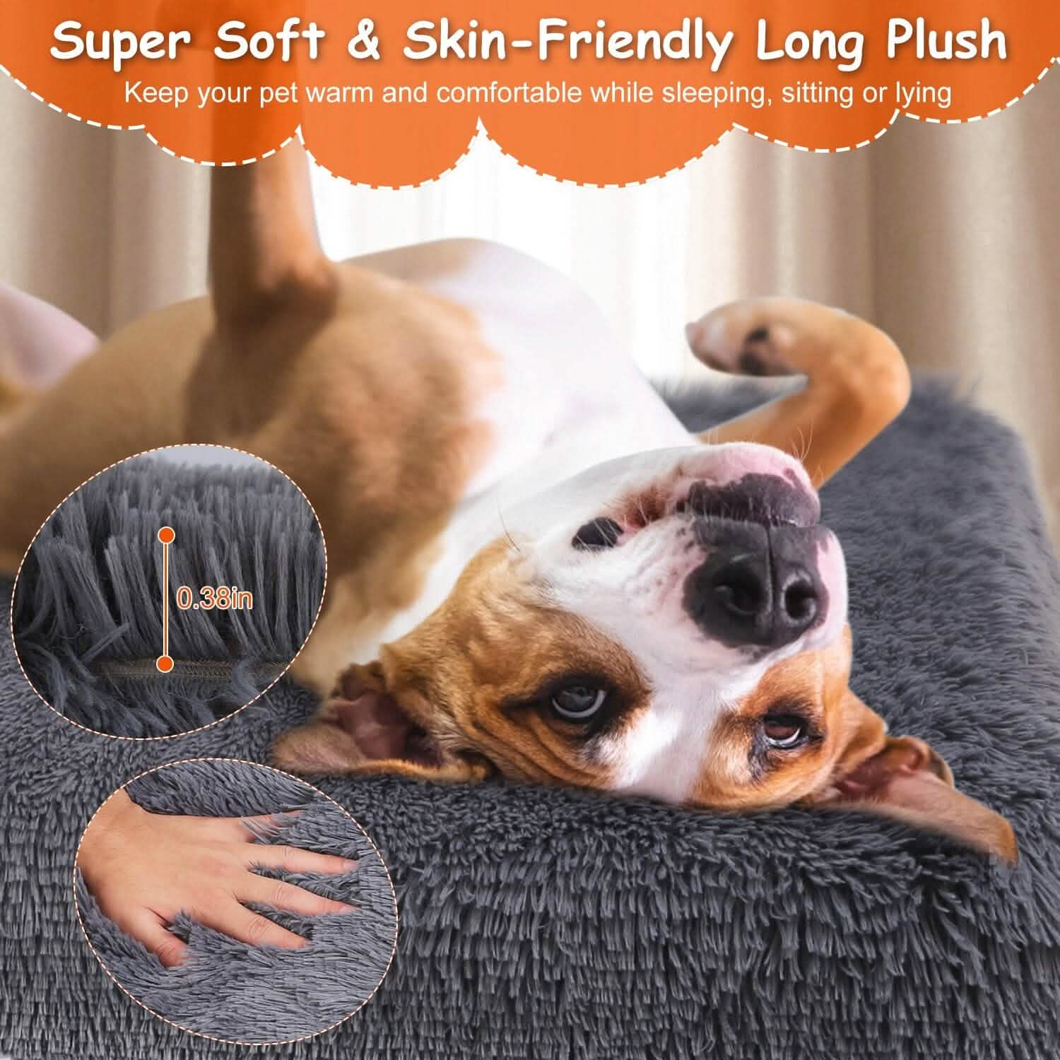 Soft Plush Dog Bed
