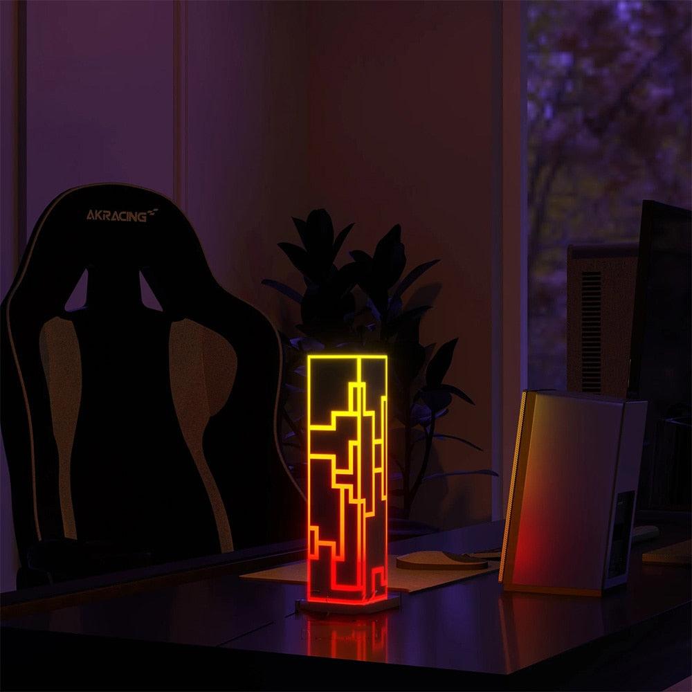 RGB Cube Night Lamp with Remote