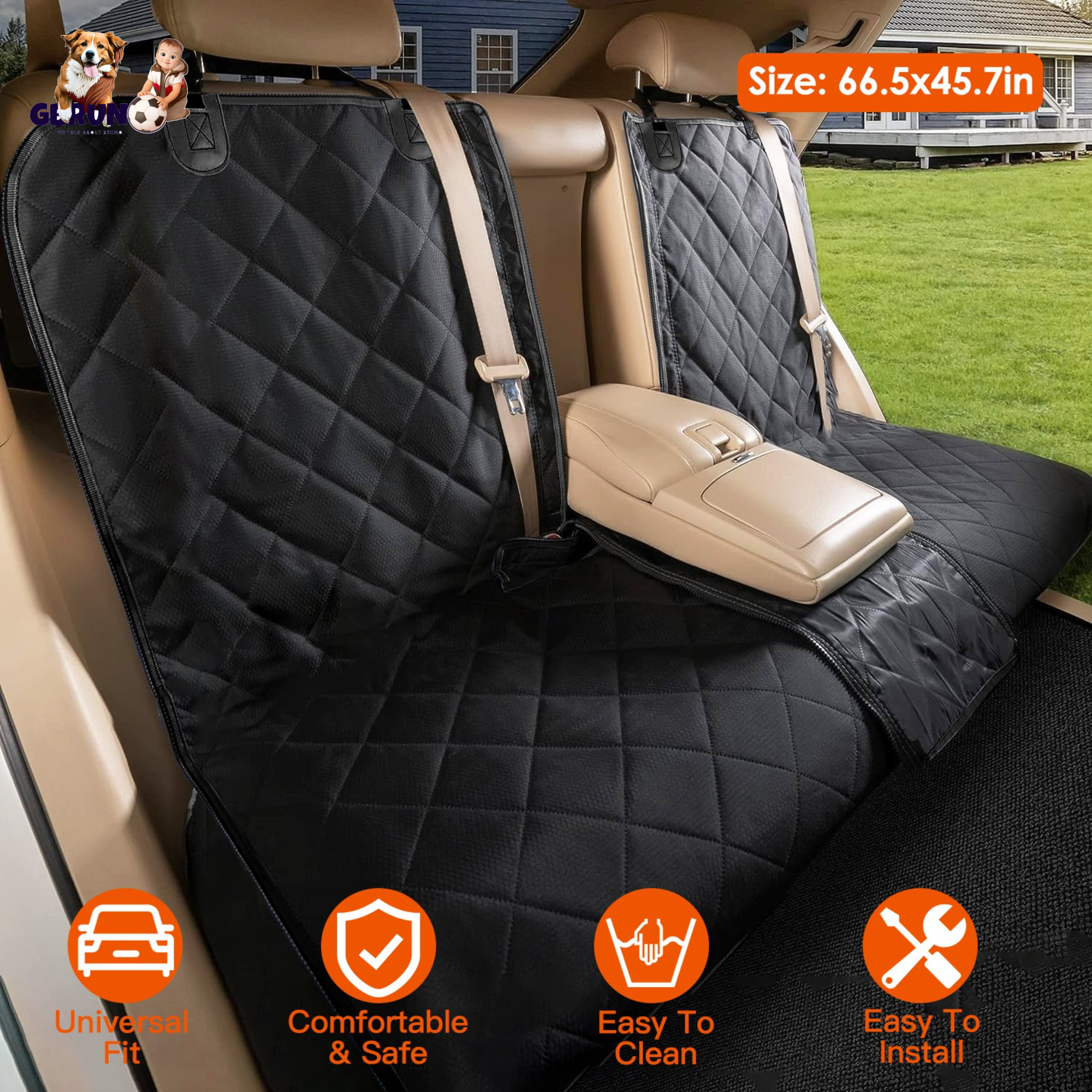 Waterproof Dog Car Seat Cover