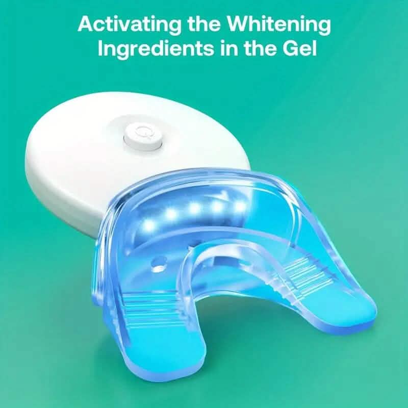 Teeth Whitening Gel Kit with LED Light