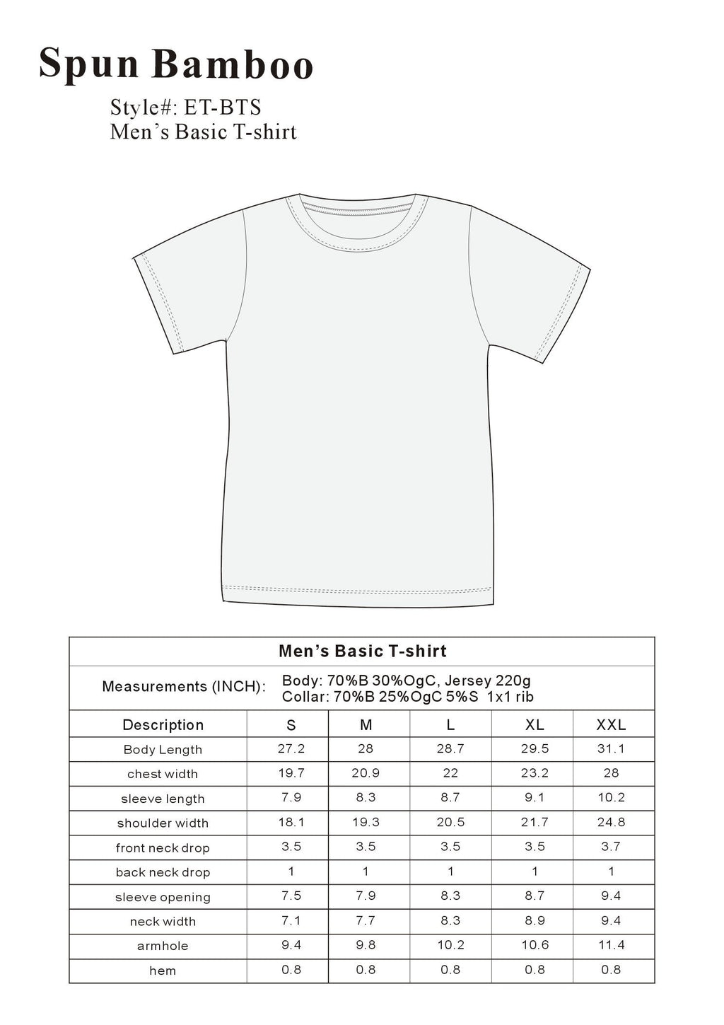 Men's Bamboo Classic Tee