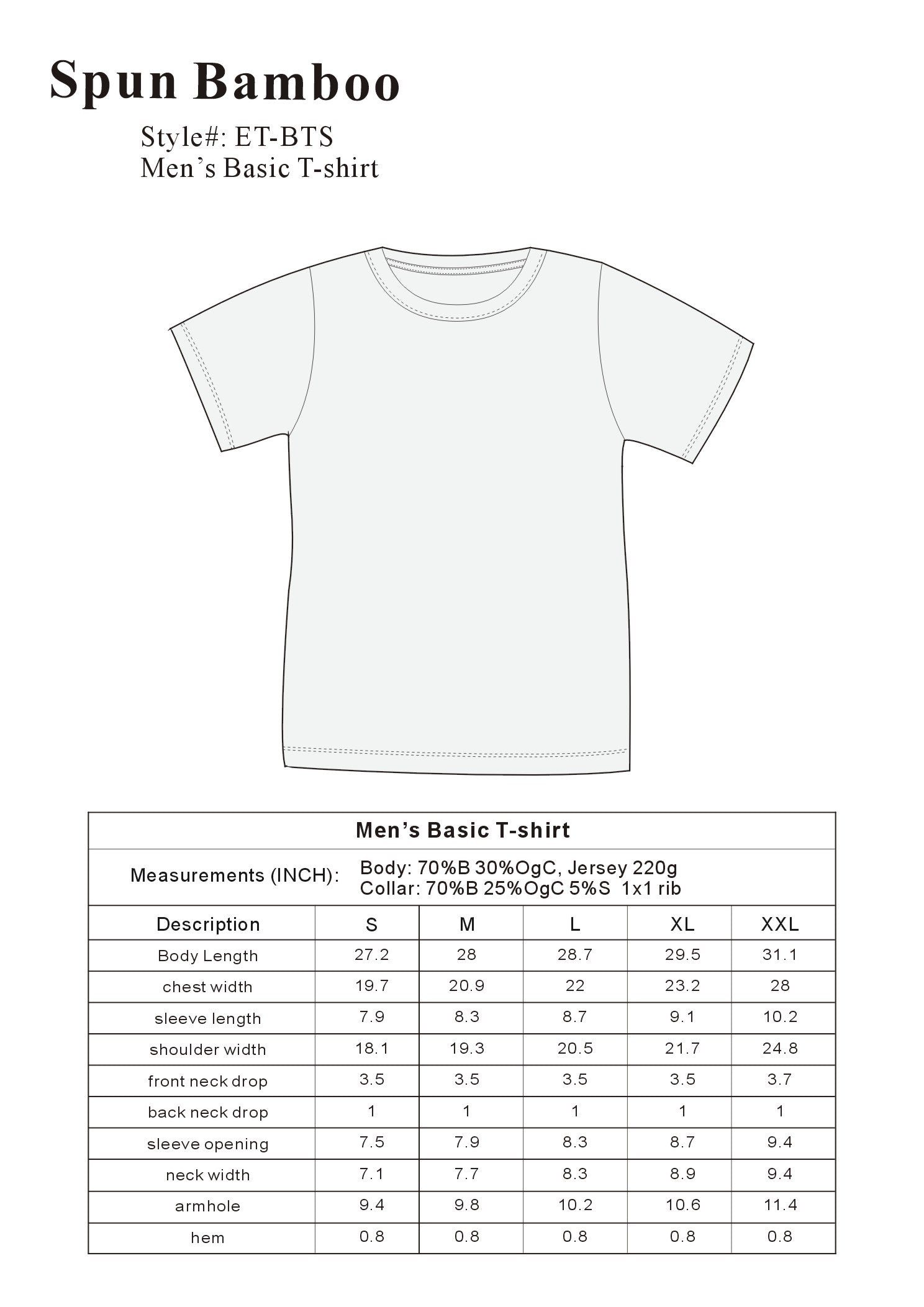 Men's Bamboo Classic Tee